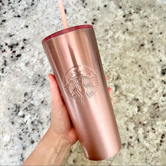 Starbucks Other - Starbucks Rose Gold Tumbler